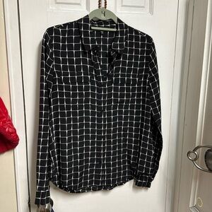 Sanctuary, checkered, button-down shirt size extra small one ones
